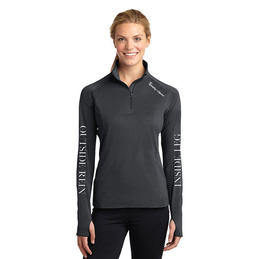 Inside Leg Outside Rein Baselayer: Charcoal