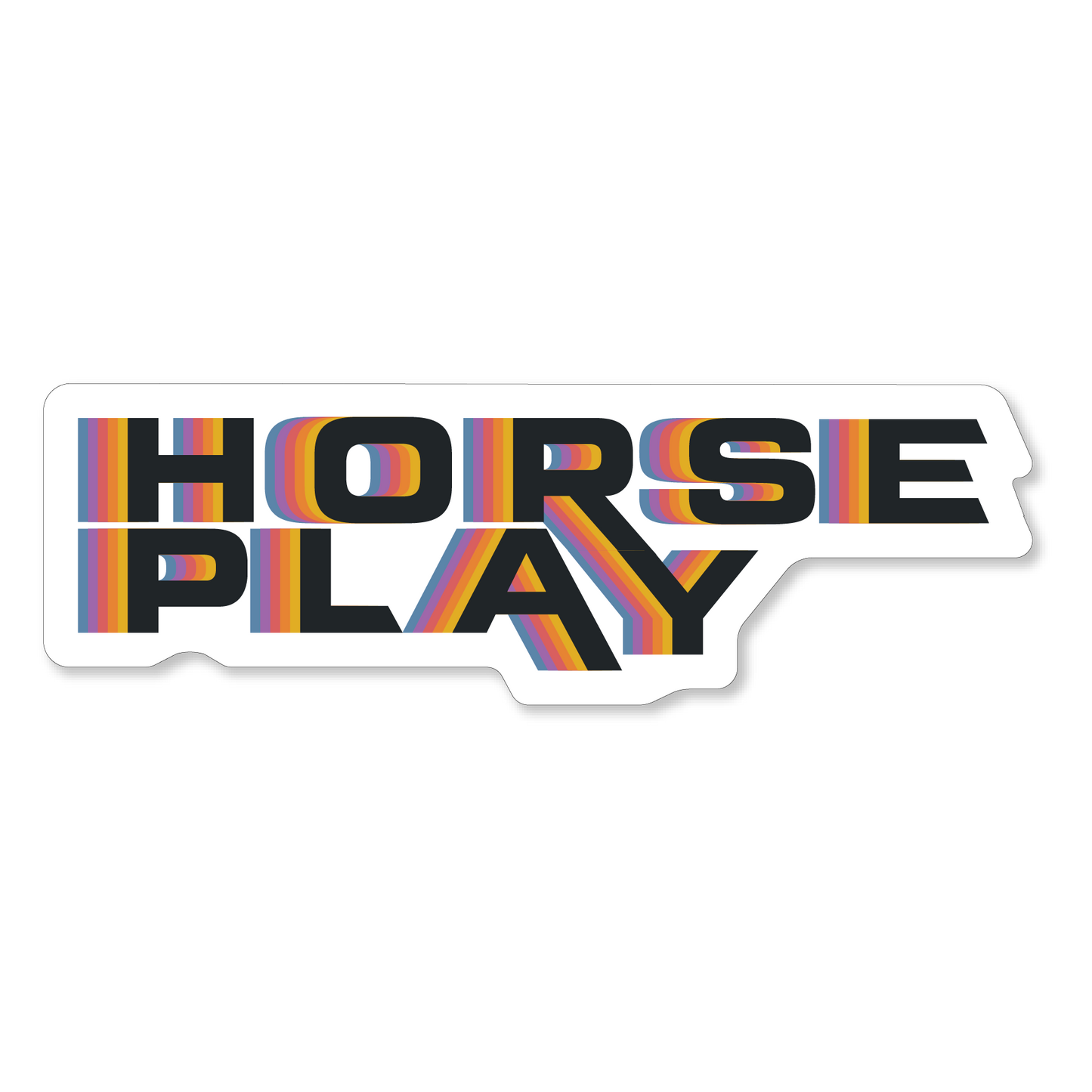 Horseplay VHS Logo Sticker