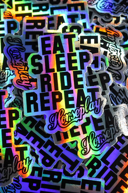 Eat Sleep Ride Repeat Sticker
