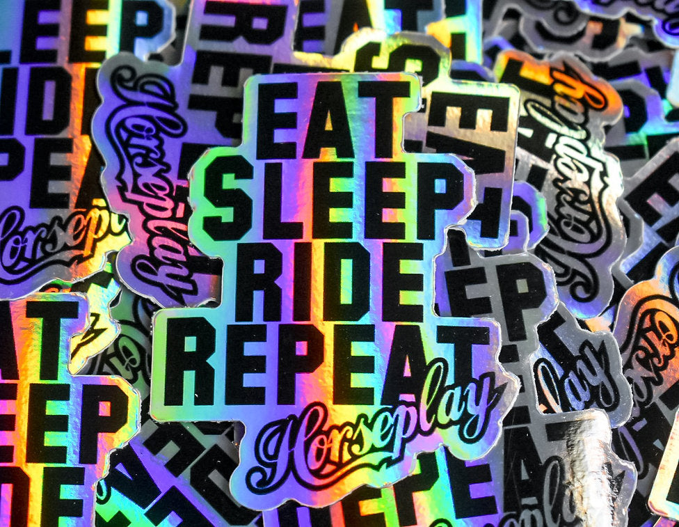 Eat Sleep Ride Repeat Sticker