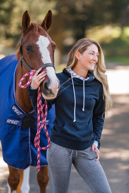 Fancy Stitch Hoodie: Navy