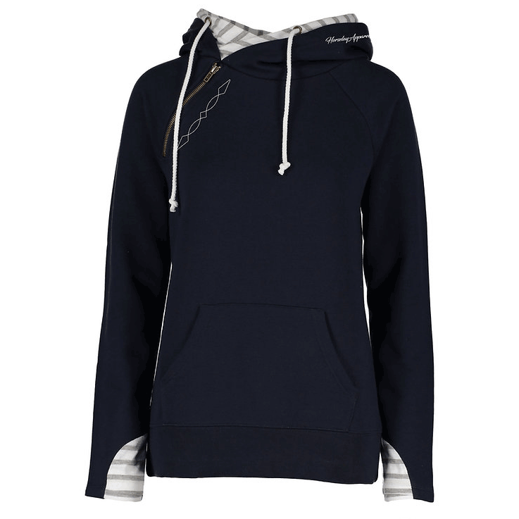 Fancy Stitch Hoodie: Navy