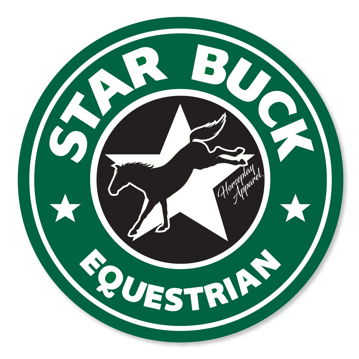 Starbuck Equestrian Sticker